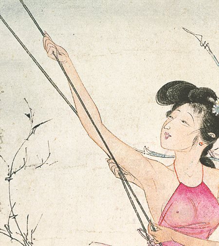 苍南-胡也佛的仕女画和最知名的金瓶梅秘戏图